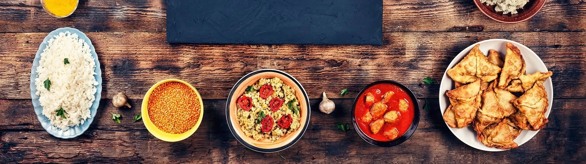 Web banner for food on Gokyo Valley Trek