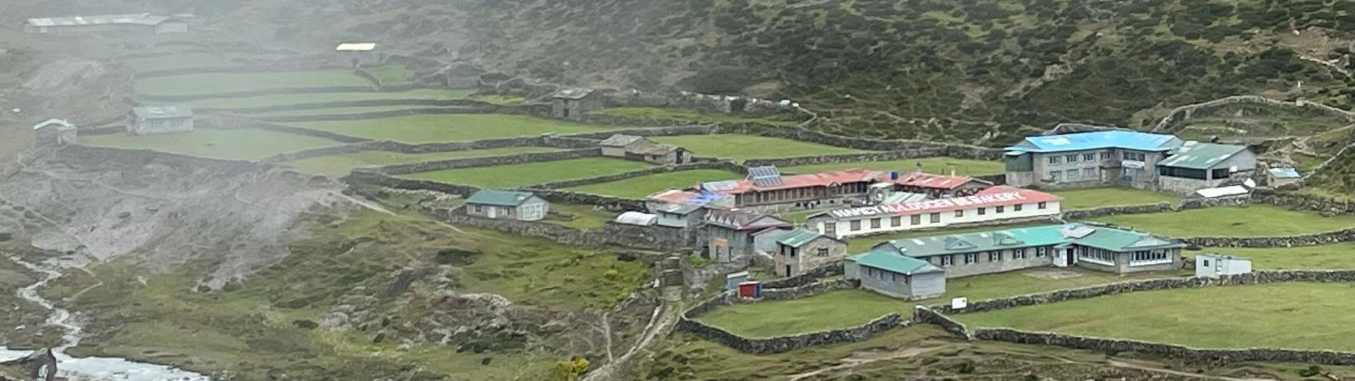 Web banner for the Gokyo Valley trekking route map