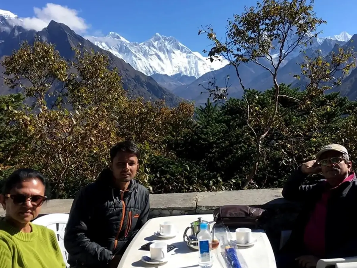 A team at Hotell Everest View During Everest View Trek 
