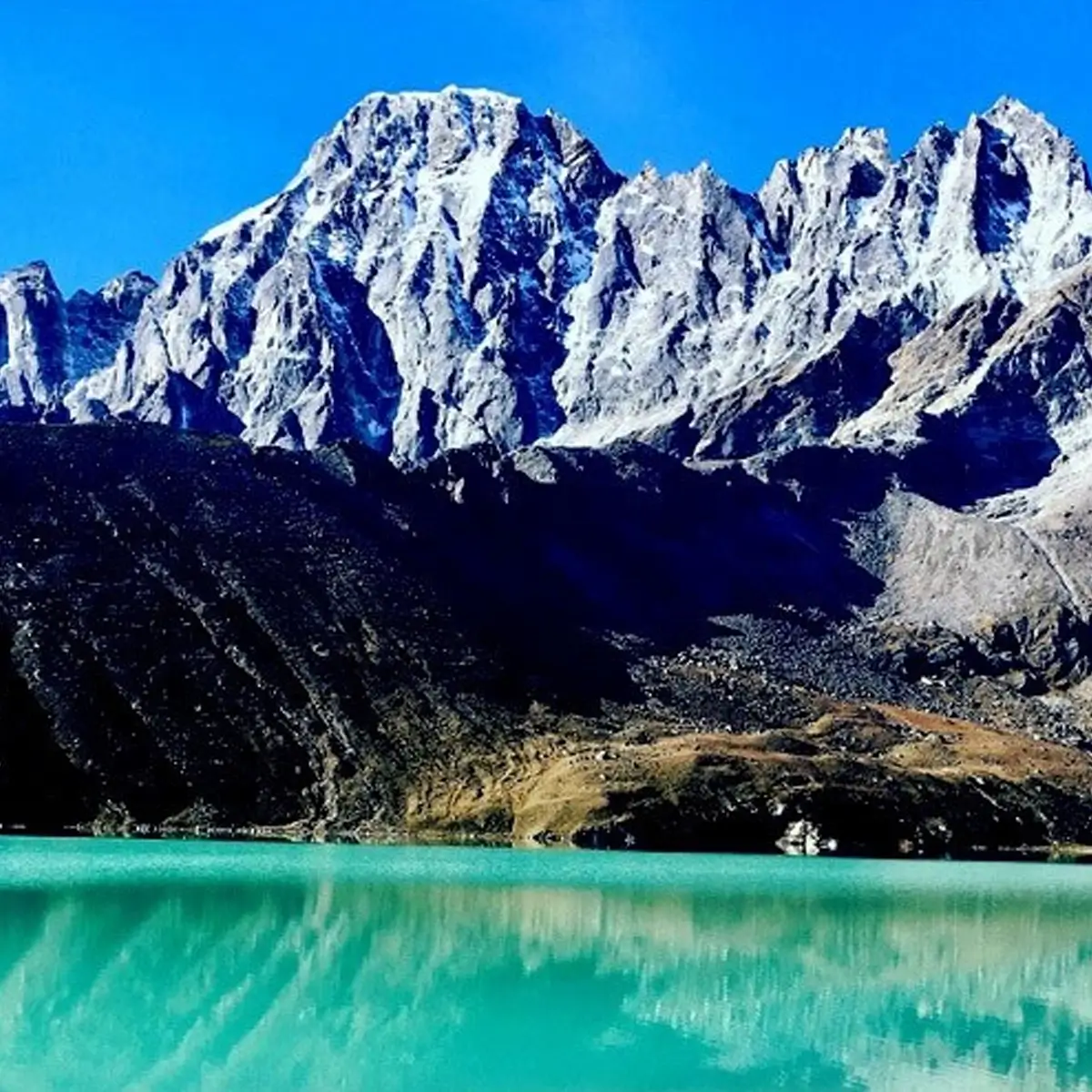 Beautiful scenery from Gokyo Lake