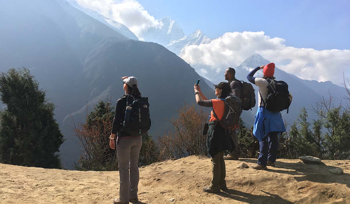 Everest Base Camp trek with helicopter return