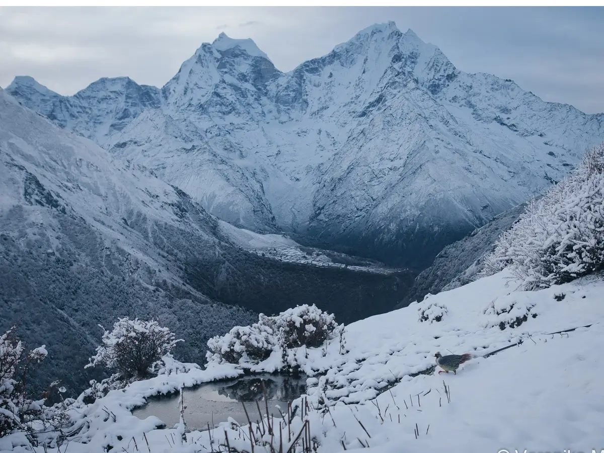 Breathtaking vistas of Mt. Thamserku