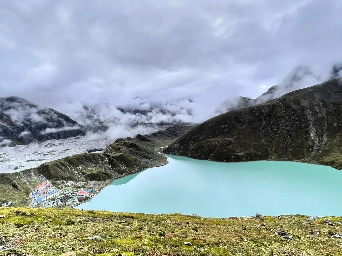 Beautiful view of sacred Gokyo Lake
