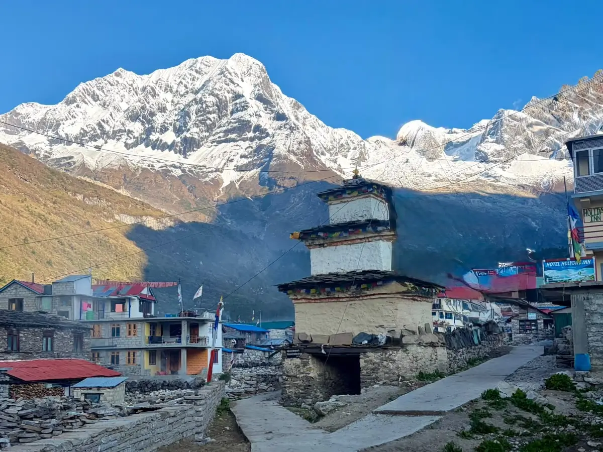 Samagaun on the Manaslu Circuit Route 