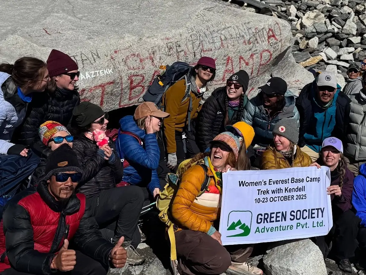 Team at Everest Base Camp