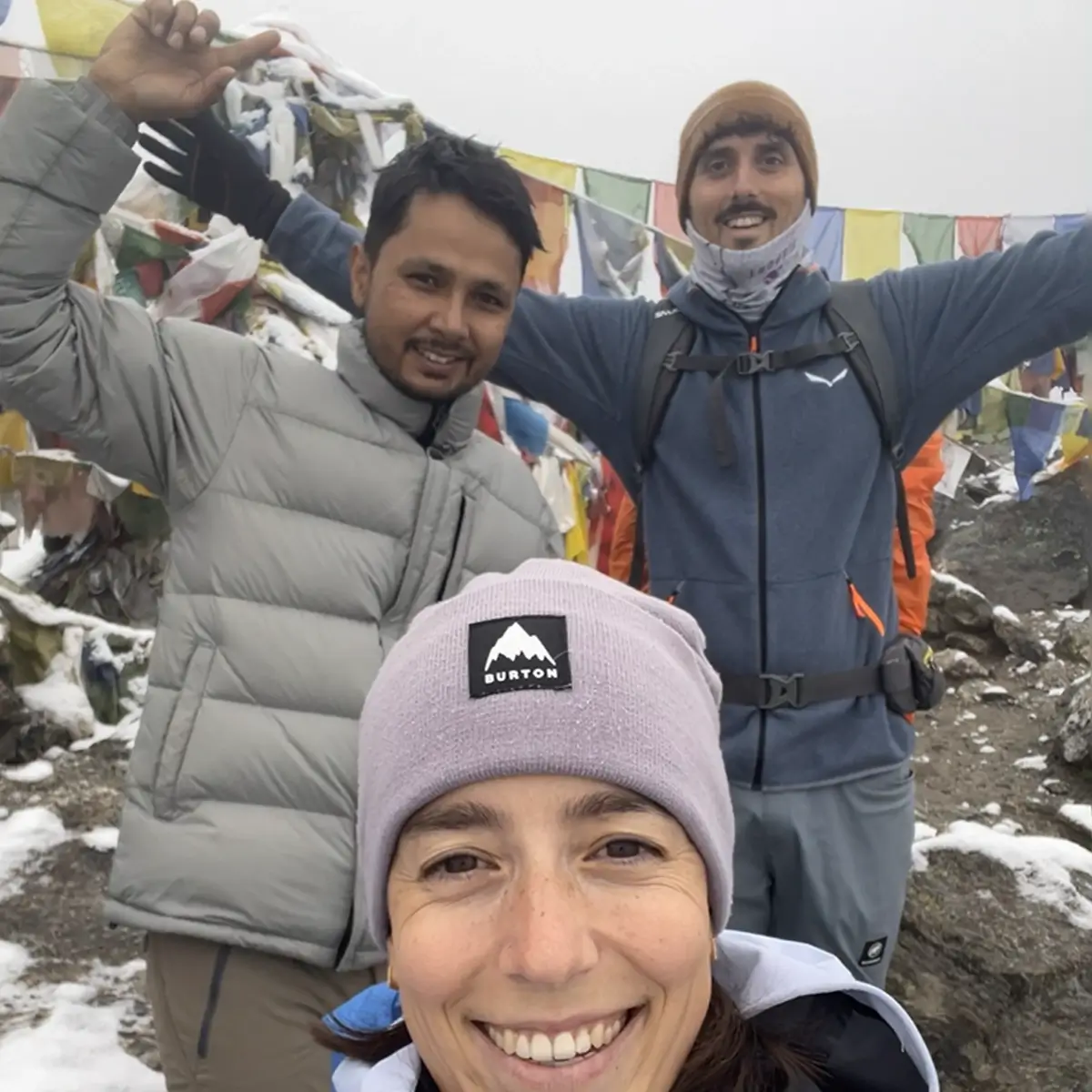 Me as a guide on Gokyo Valley Trek with trekkers