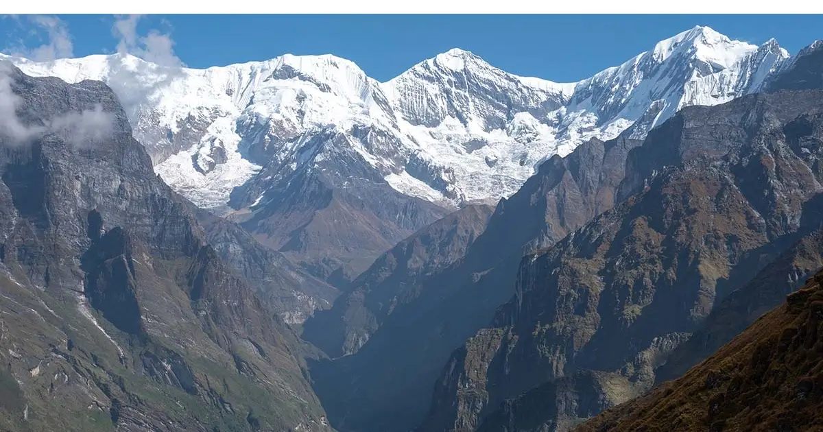 Breathtaking view of Mt. Annapurna and Mardi