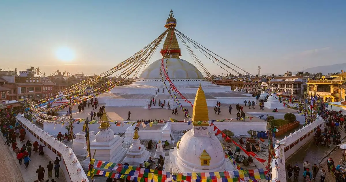 Wonderful picture of Boudhanath
