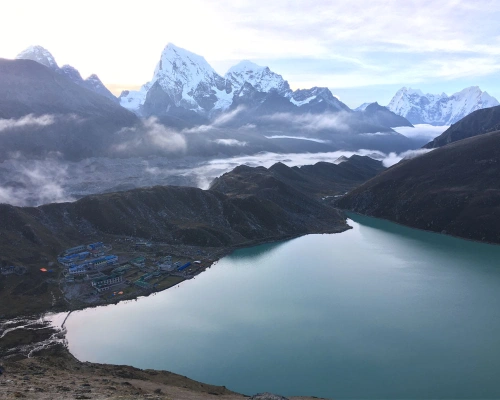 Breathtaking Scenery Of Gokyo Valley And Gokyo Lake