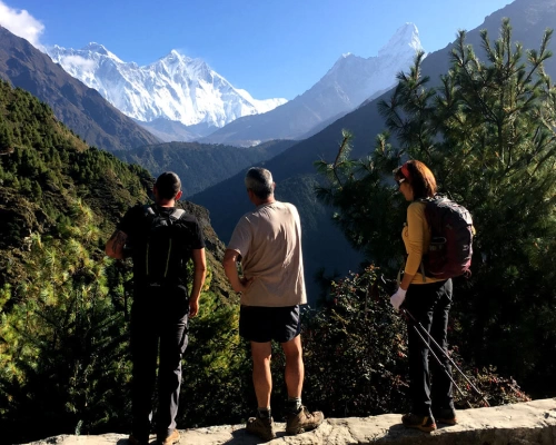 Everest And Ama Dablam View