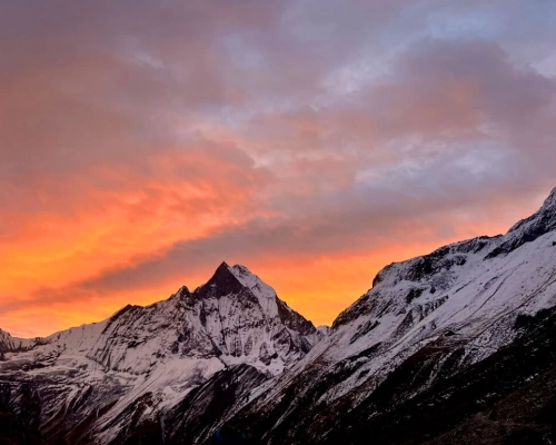 Mt Fishtail View From Base