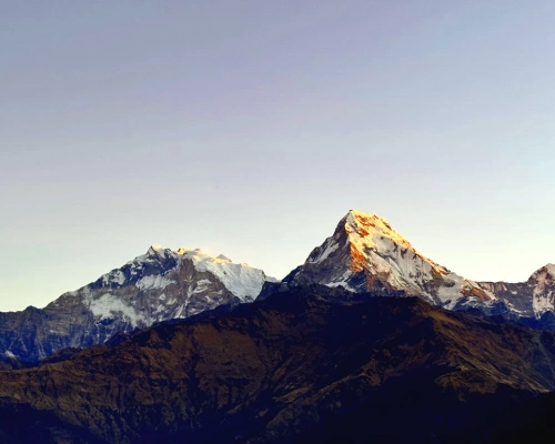 Sunrise View On Mountain Po