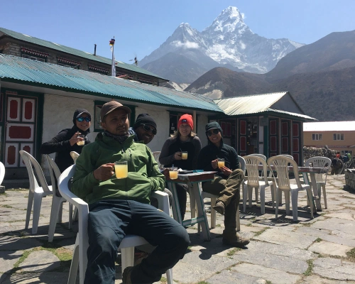 Teahouse At Pangboche