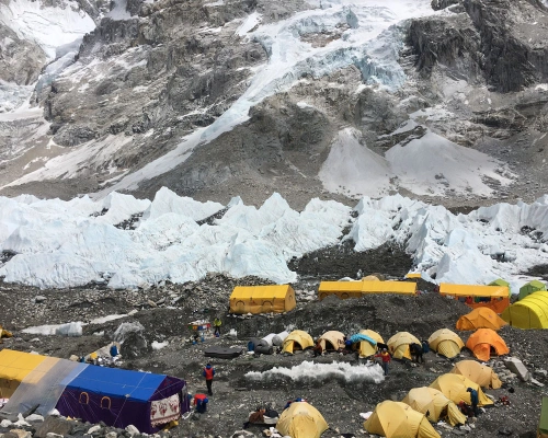 Tent Houses At Everest Base Camp
