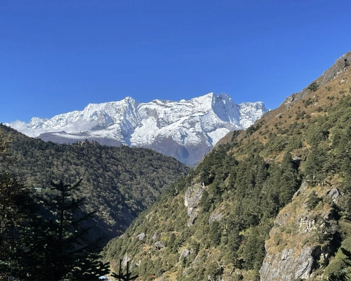 View Of Mt. Kongde From Debuche